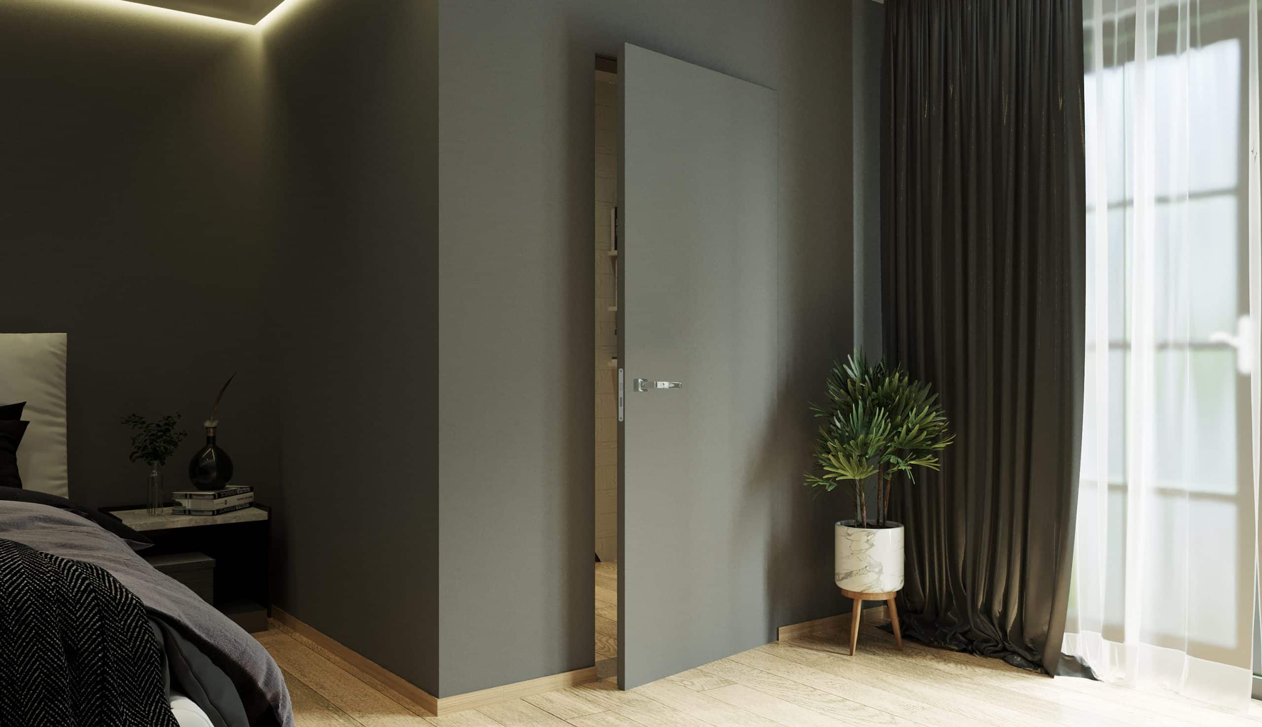 Ambient design interior cu ușă de interior cu toc ascuns Harmony Pol-Skone