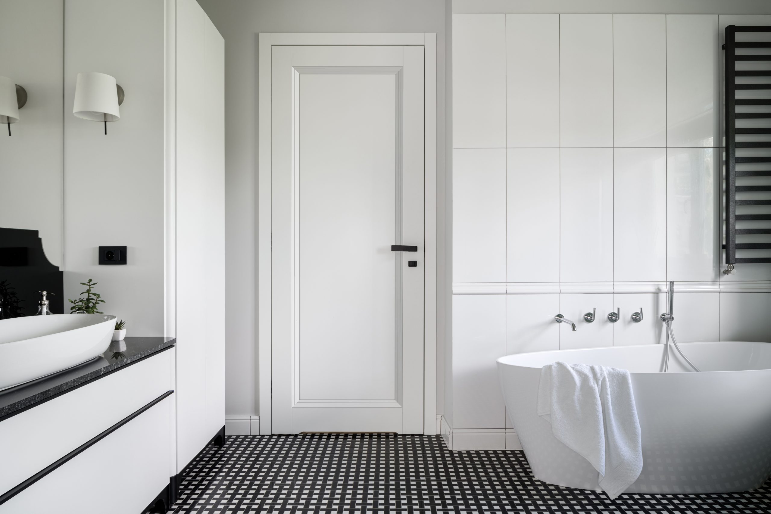 Ambient design interior baie cu ușă de interior Modo Pol-Skone