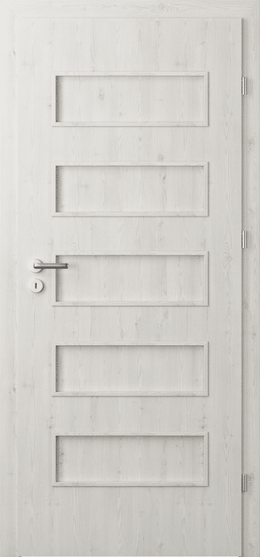 PORTA FIT_G0_Okleina Portasynchro3d_Sosna Norweska_Osc. PS_Klamka Accent_Srebrny