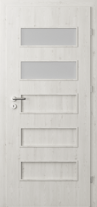 PORTA FIT_G2_Okleina Portasynchro3d_Sosna Norweska_Osc. PS_Klamka Accent_Srebrny