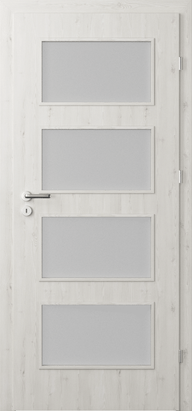 PORTA FIT_H4_Okleina Portasynchro3d_Sosna Norweska_Osc. PS_Klamka Accent_Srebrny