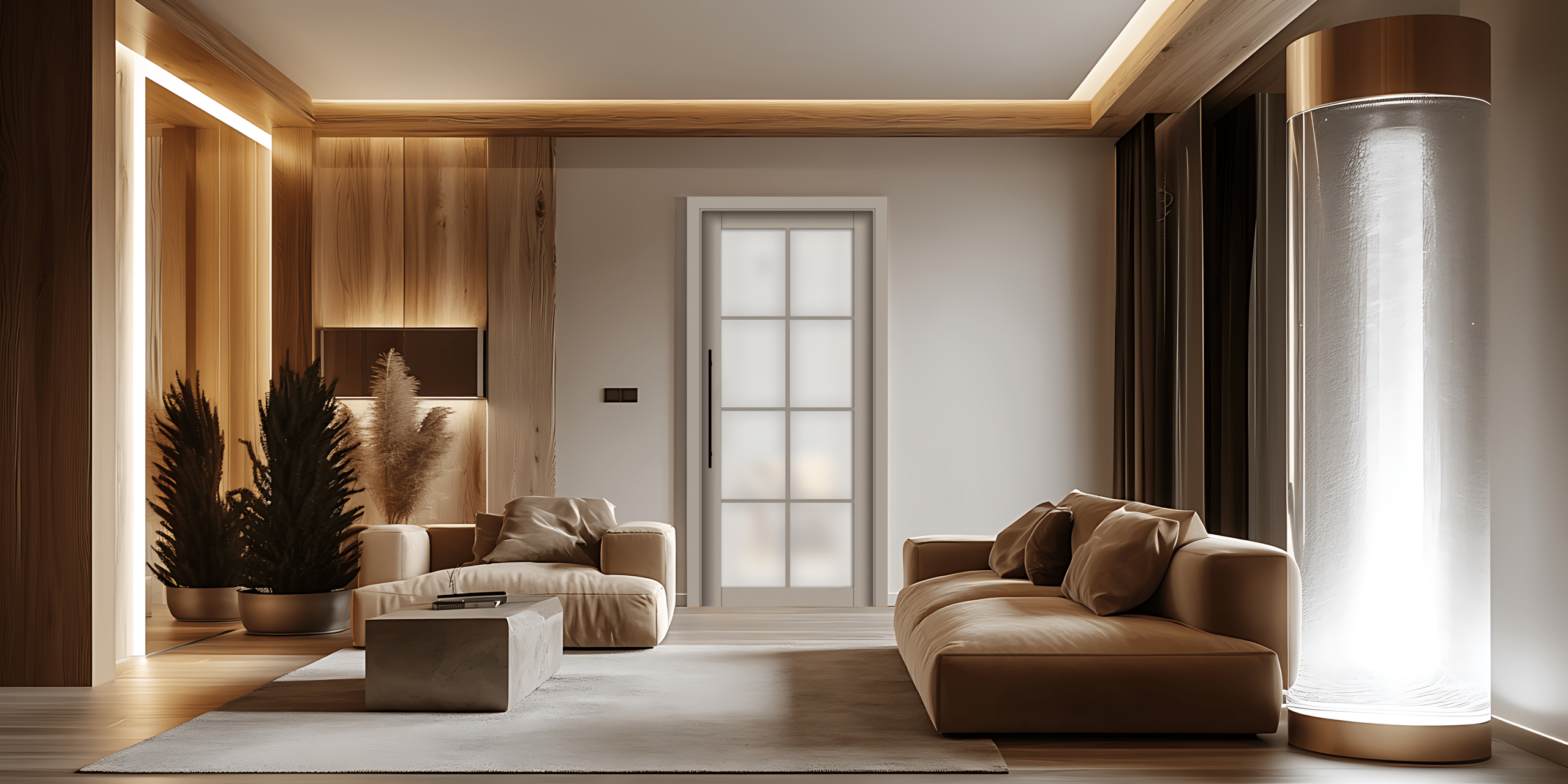 Ambient design interior cu ușă de interior model Visio M Pol-SKone